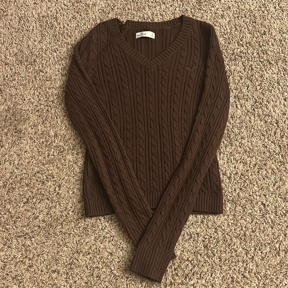 Brown Knit Sweater